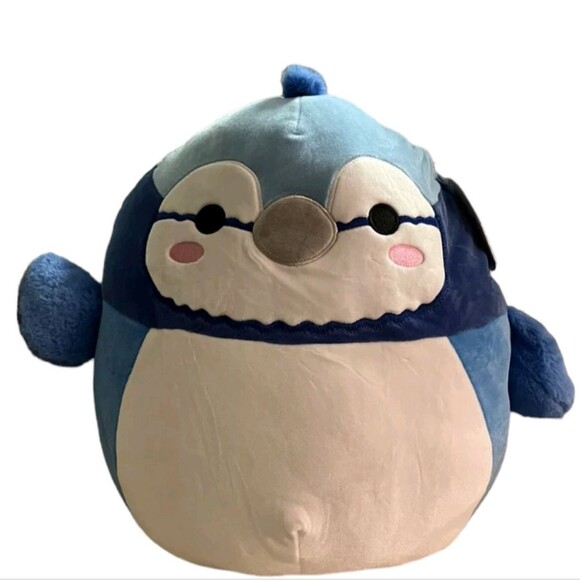 Large Squish Mallow Kelly Toy Babs Bluejay Stuffed Animal Toy 14"